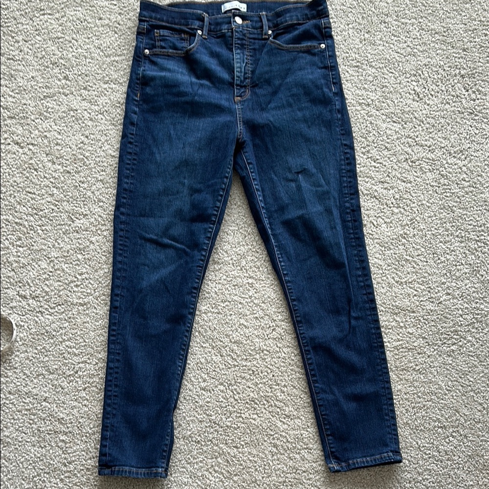 LOFT Blue Skinny Jeans Classic Fit